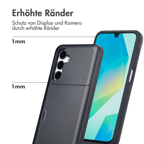 imoshion Backcover mit Kartenfach Samsung Galaxy A16 - Schwarz