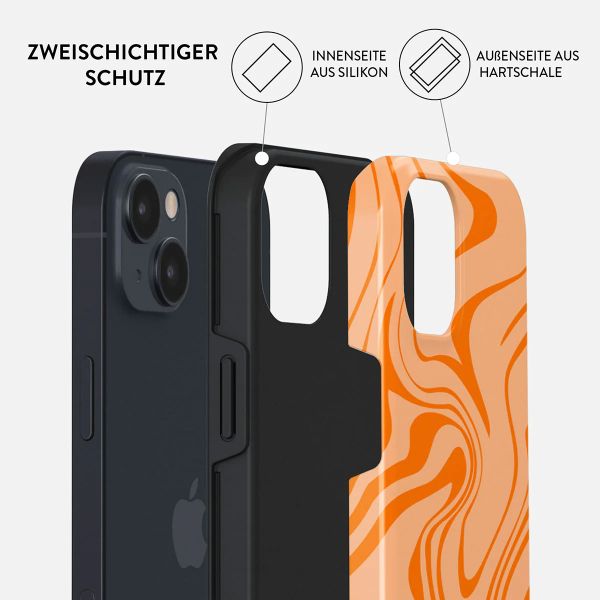 Burga Tough Back Cover für das iPhone 14 - High Vibrations