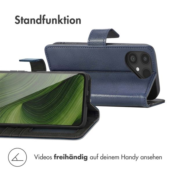 imoshion Luxuriöse Klapphülle Fairphone 6 - Dunkelblau