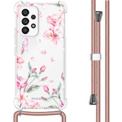 imoshion Design Hülle mit Band für das Samsung Galaxy A53 - Blossom Watercolor