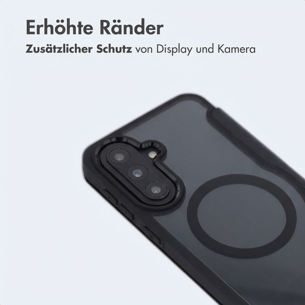 imoshion Transparente Bookcase mit MagSafe Samsung Galaxy A57 (5G) - Schwarz