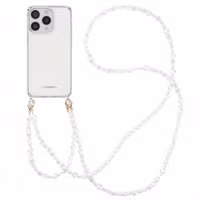 imoshion Back Cover mit Band + Armband Apple iPhone 15 Pro Max - Perlenherzen