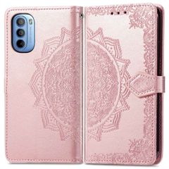 imoshion Mandala Klapphülle für das Motorola Moto G31 / G41 - Rose Gold