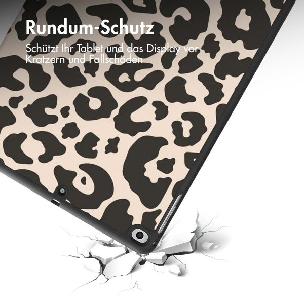 imoshion Design Trifold Klaphülle Apple iPad 6 (2018) 9.7 Zoll / iPad 5 (2017) 9.7 Zoll / Air 2 (2014)/Air 1 (2013) - Leopard