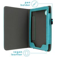 imoshion Vegan Leather Klapphülle für das Tolino Shine 4 - Hellblau