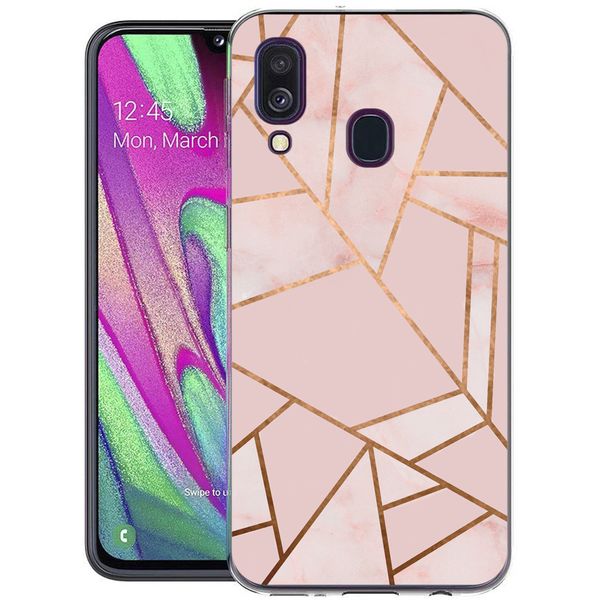 imoshion Design Hülle für das Samsung Galaxy A40 - Pink Graphic