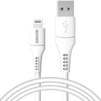 Accezz Wand-Ladegerät mit MFI-zertifiziertem Lightning- auf USB-A-Kabel - 20 Watt - 1 m - Weiß