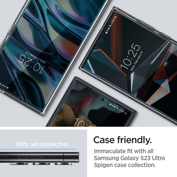 Spigen Neo Flex Case Friendly Screenprotektor für das Samsung Galaxy S23 Ultra