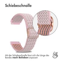 imoshion Elastisches Nylonarmband -   Universelle 22 mm Anschluss - Rosa