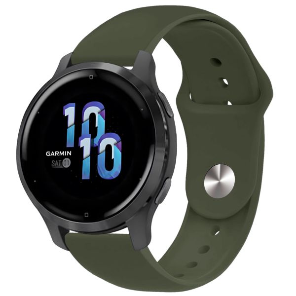 imoshion Silikonband Sport - 22-mm-Universalanschluss - Olive Green