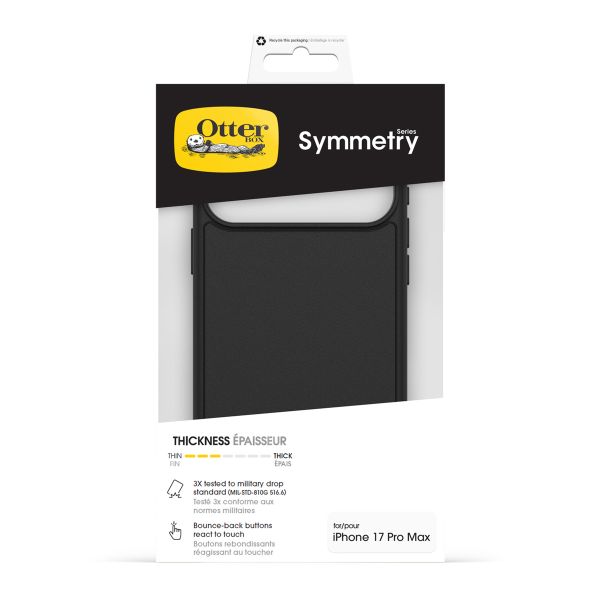 OtterBox Symmetry Clear Case MagSafe Apple iPhone 17 Pro Max - Black
