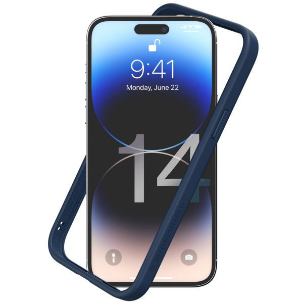 RhinoShield CrashGuard NX Bumper Case für das iPhone 14 Pro Max - Navy Blue