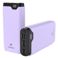 imoshion Powerbank 20.000 mAh - 22,5W Schnellladegerät - USB-C / USB-A - Lila