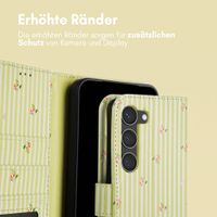 imoshion Design Klapphülle Samsung Galaxy S23 - Garden Stripes