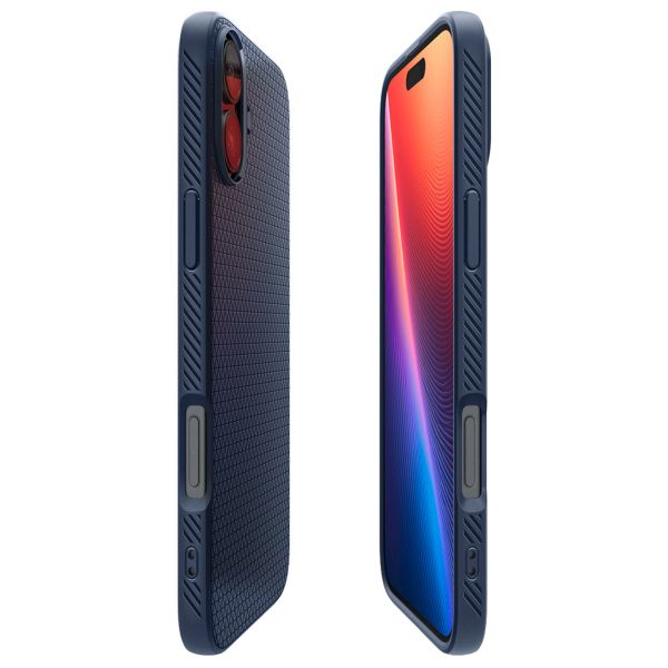 Spigen Liquid Air™ Case für das Apple iPhone 16 - Navy Blue