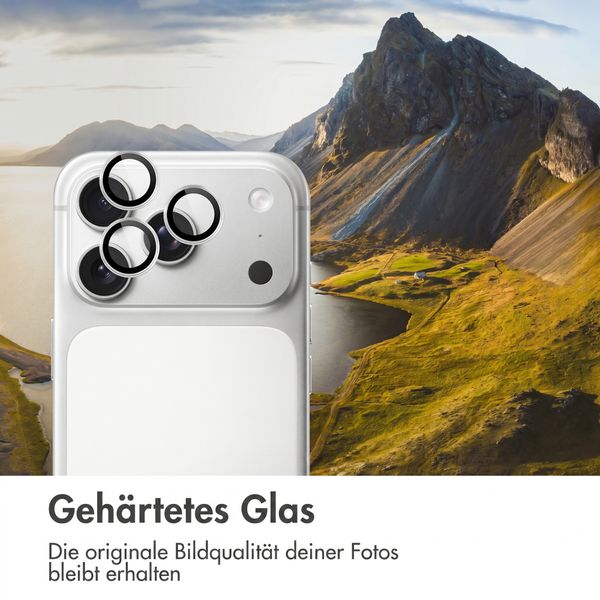 imoshion 2er-Pack Kameralinsenschutz für das Apple iPhone 18 Pro / 18 Pro Max - Silber