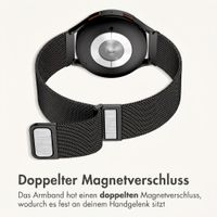 imoshion Mailändische Magnetarmband -   Universelle 18 mm Anschluss - Schwarz
