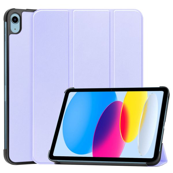 imoshion Trifold Klapphülle Apple iPad 11 (2025) 11 Zoll A16 / iPad 10 (2022) 10.9 Zoll - Lila