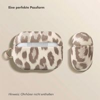 Selencia Sabi Hülle Panthermuster  Apple Airpods Pro / Pro 2 - Soft Ivory