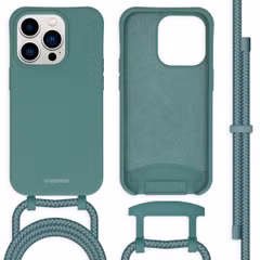 imoshion Color Backcover mit abtrennbarem Band für das Apple iPhone 14 Pro - Dunkelgrün
