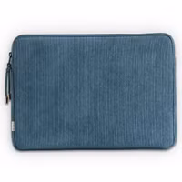 Selencia Cord Laptop Hülle 15-16 Zoll - Laptop Sleeve - Slate Blue
