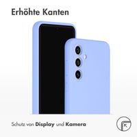 Accezz Liquid Silikoncase Samsung Galaxy S23 FE - Violett