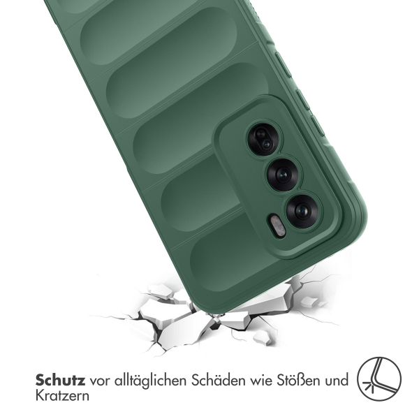 imoshion EasyGrip Back Cover für das Oppo Reno 12 Pro - Dunkelgrün