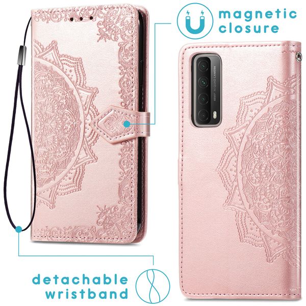 imoshion Mandala Klapphülle Huawei P Smart (2021) - Roségold