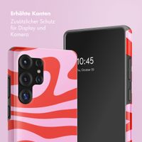 Selencia Vivid Rückabdeckung mit MagSafe Samsung Galaxy S25 Ultra - Dream Swirl Pink