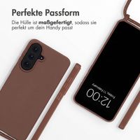 imoshion SilikonHülle mit Band Samsung Galaxy A18 (4G) / A17 (4G/5G) - Braun