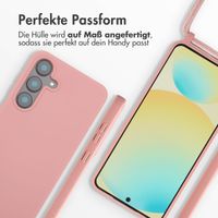 imoshion SilikonHülle mit Band Samsung Galaxy S25 FE - Sand Pink
