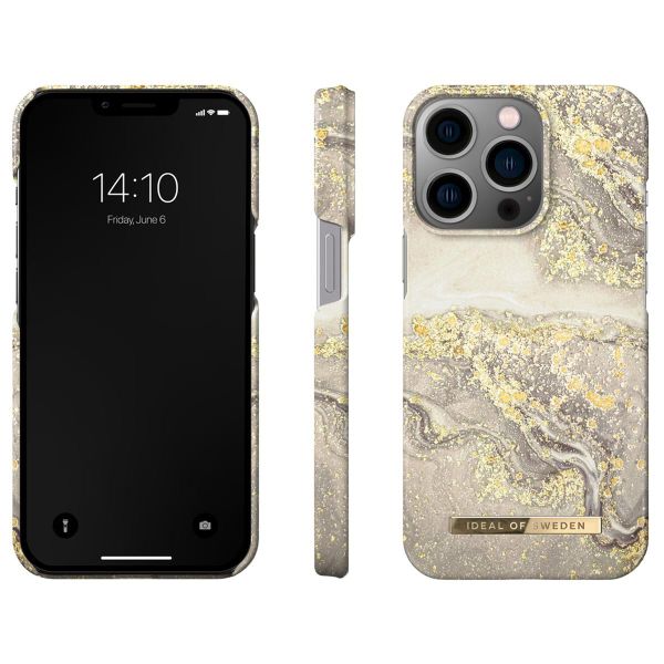 iDeal of Sweden Fashion Back Case für das iPhone 13 Pro - Sparkle Greige Marble