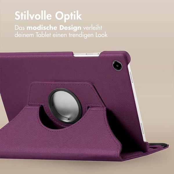 imoshion 360° drehbare Klapphülle Samsung Galaxy Tab A8 - Violett