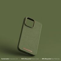 Njorð Collections Wildleder Comfort+ Case für das iPhone 14 Pro Max - Olive