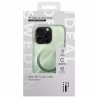 iDeal of Sweden Clear Case MagSafe Apple iPhone 16 Pro Max - Sage Green