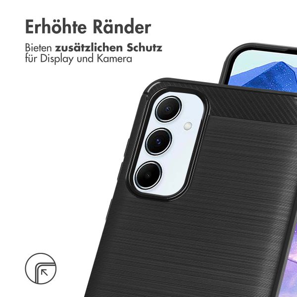 imoshion Brushed Back Cover für das Samsung Galaxy A55 - Schwarz