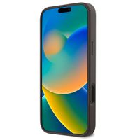 Guess 4G Metal Logo Back Cover MagSafe Apple iPhone 16 Pro Max - Braun