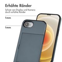 imoshion Backcover mit Kartenfach iPhone 16e - Dunkelblau