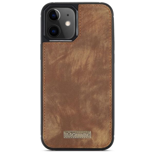 CaseMe Luxuriöse 2-in-1-Portemonnaie-Klapphülle Leder iPhone 12 Mini