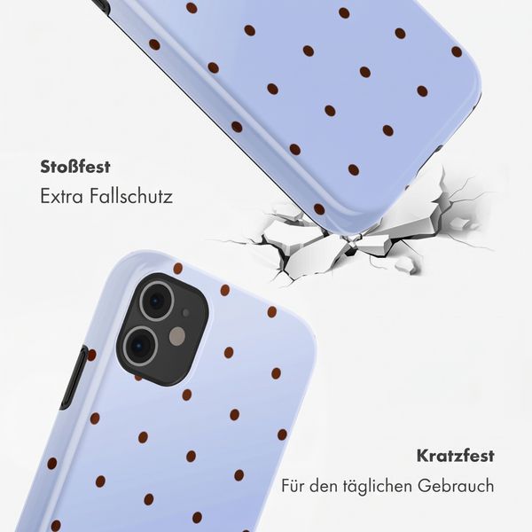 Selencia Vivid Back Cover Apple iPhone 11 - Happy Dots Digital Sky