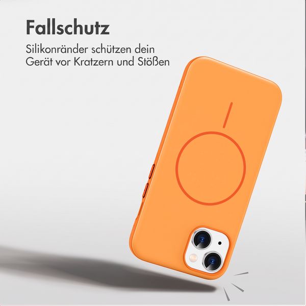 imoshion Color Backcover mit Thin MagSafe Ring Apple iPhone 14 / 13 - Orange