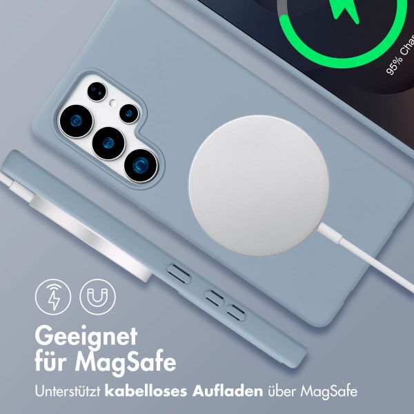 imoshion Color Backcover mit abnehmbarem Handykette und MagSafe Samsung Galaxy S25 Ultra - Ash Blue