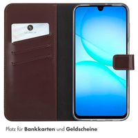 Selencia Echtleder Klapphülle Samsung Galaxy A17 - Braun