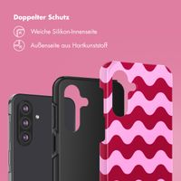 Selencia Vivid Back Cover Samsung Galaxy A26 - Wave Vibes Lipstick