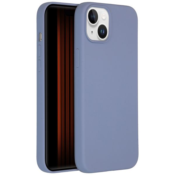 Accezz Liquid Silikoncase mit MagSafe für das iPhone 15 Plus - Lavender Grey