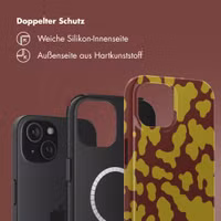 Selencia Vivid Rückabdeckung mit MagSafe Apple iPhone 15 - Moo'd Olive Dust