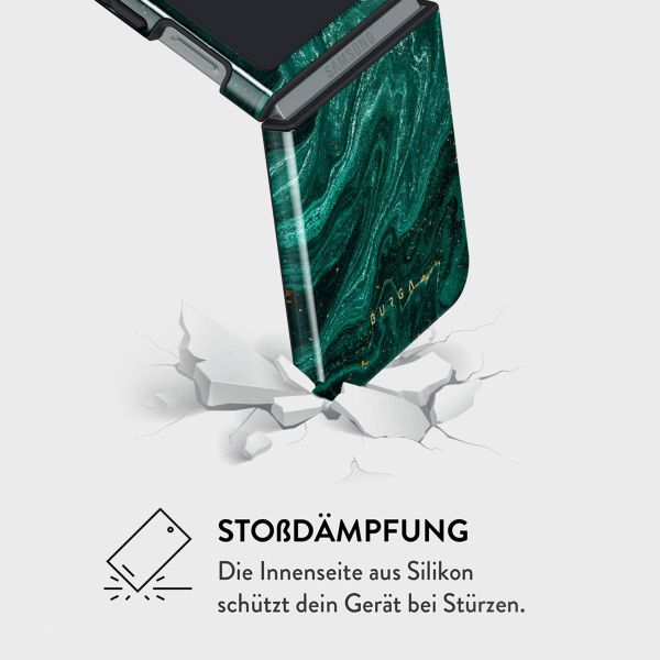 Burga Tough Back Cover für das Samsung Galaxy Z Flip 6 - Emerald Pool