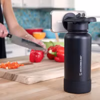 Scosche MagicMount Flask – Handyhalterung – Isolierte Trinkflasche 946ML – MagSafe – Schwarz