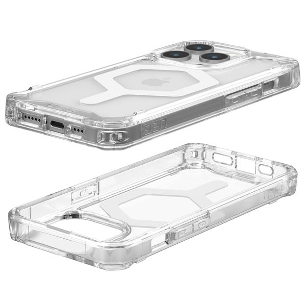 UAG Plyo Backcover MagSafe für das iPhone 15 Pro - Ice / Weiß