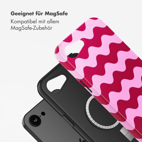 Selencia Vivid Rückabdeckung mit MagSafe Apple iPhone 16e - Wave Vibes Lipstick